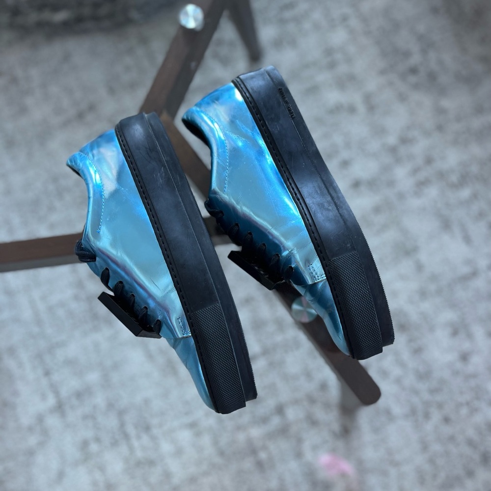 Acne Studio Blue/Black Women's Shoes Quiet Luxury Formal Evening Casual Size 7.5 - Picture 9 of 16